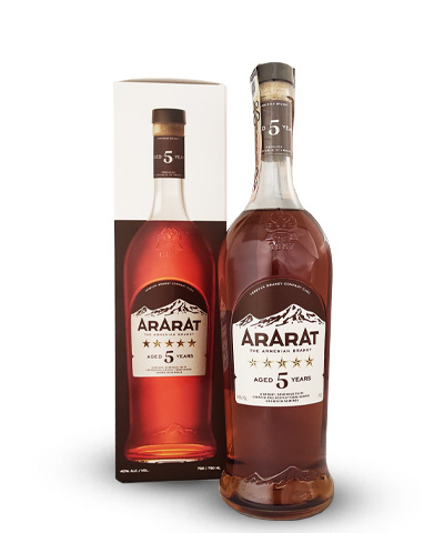 Ararat 5 ročný GBX 40% 0.7l 