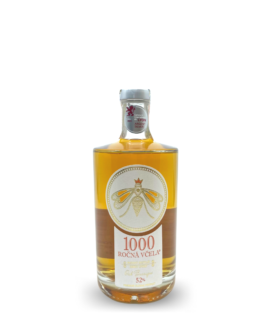 Medový destilát - 1000 ročná včela 52% 0.7l